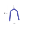 Mini Soporte Atornillable Para Muro Multiusos Engomado