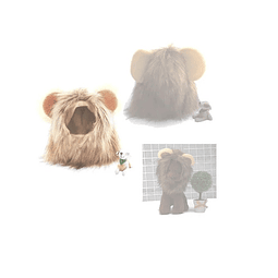 Gorro Para Mascota Leon Peludo Tallas Varias Perro Y Gato