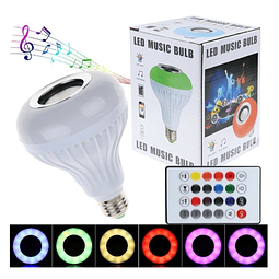 Ampolleta Led Multicolor Parlante Bluetooth Fiesta +control