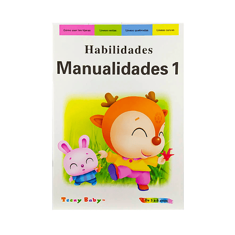 Pack 4 Libros Para Niños Habilidades Manuales Interactivos