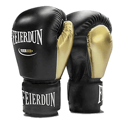 Guantes De Boxeo Boxing Mma Dorados Talla Estándar Feierdun