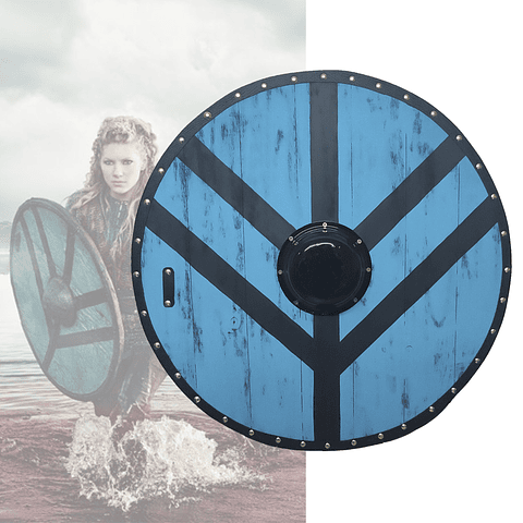 Escudo vikingo Lagertha serie vikingos – Arte Runas Artesania