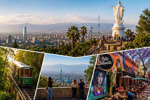 SANTIAGO IMPERDIBLE: CERRO SAN CRISTOBAL Y BELLAVISTA 01/08