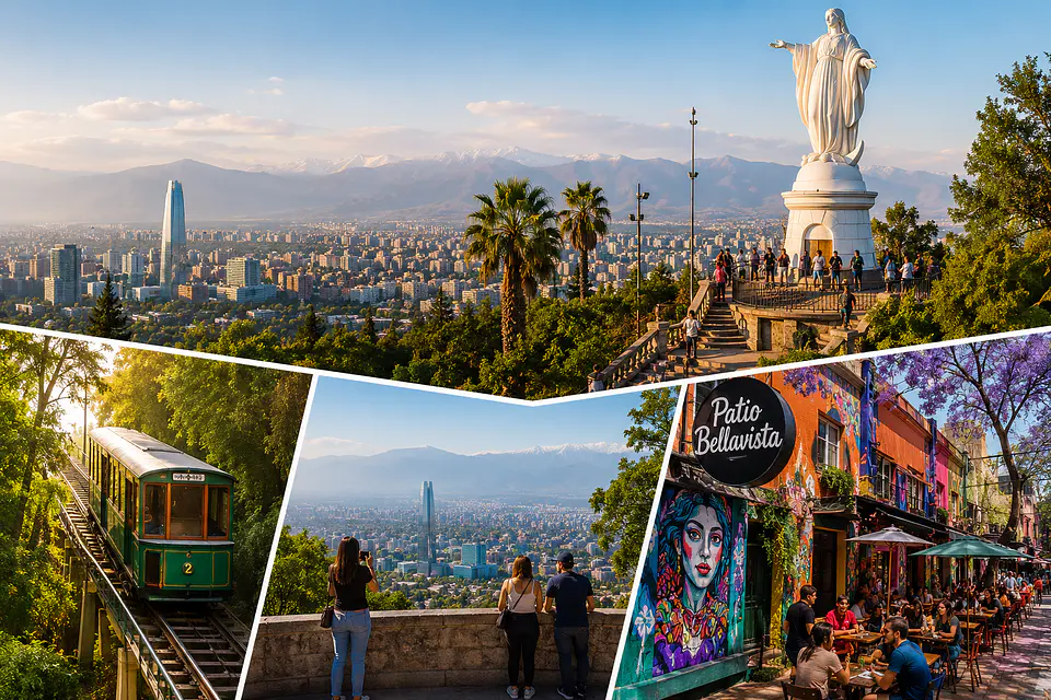 SANTIAGO IMPERDIBLE: CERRO SAN CRISTOBAL Y BELLAVISTA 23/AGOSTO 1