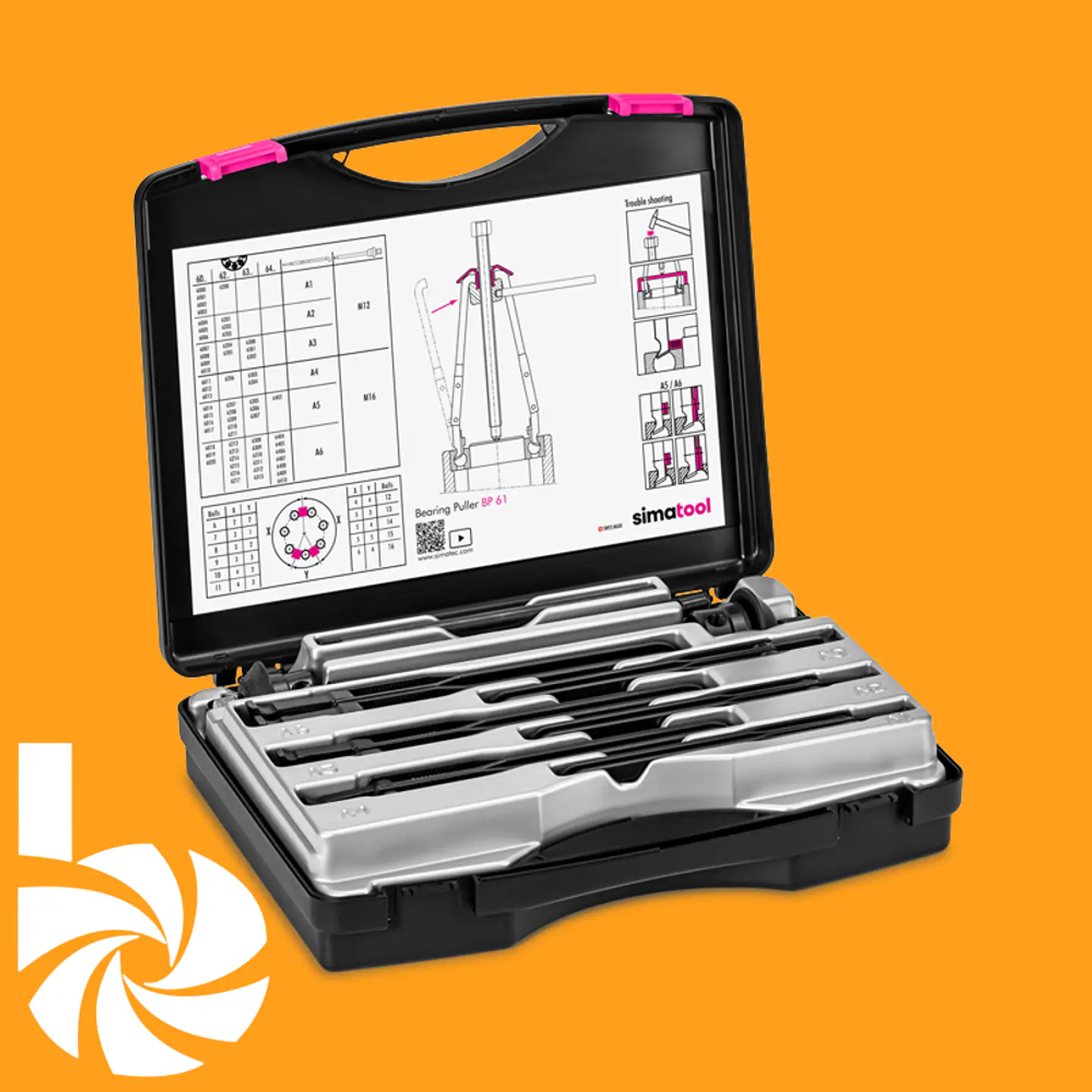 Extractor de rodamientos SimaTool BP 61 1