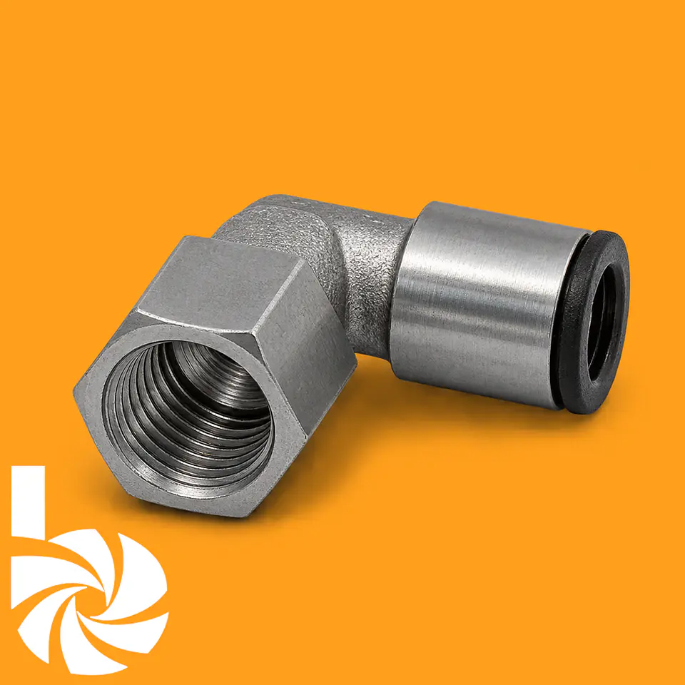 Conector rápido ángulo y rotativo (para manguera de Ø 8 mm) 1