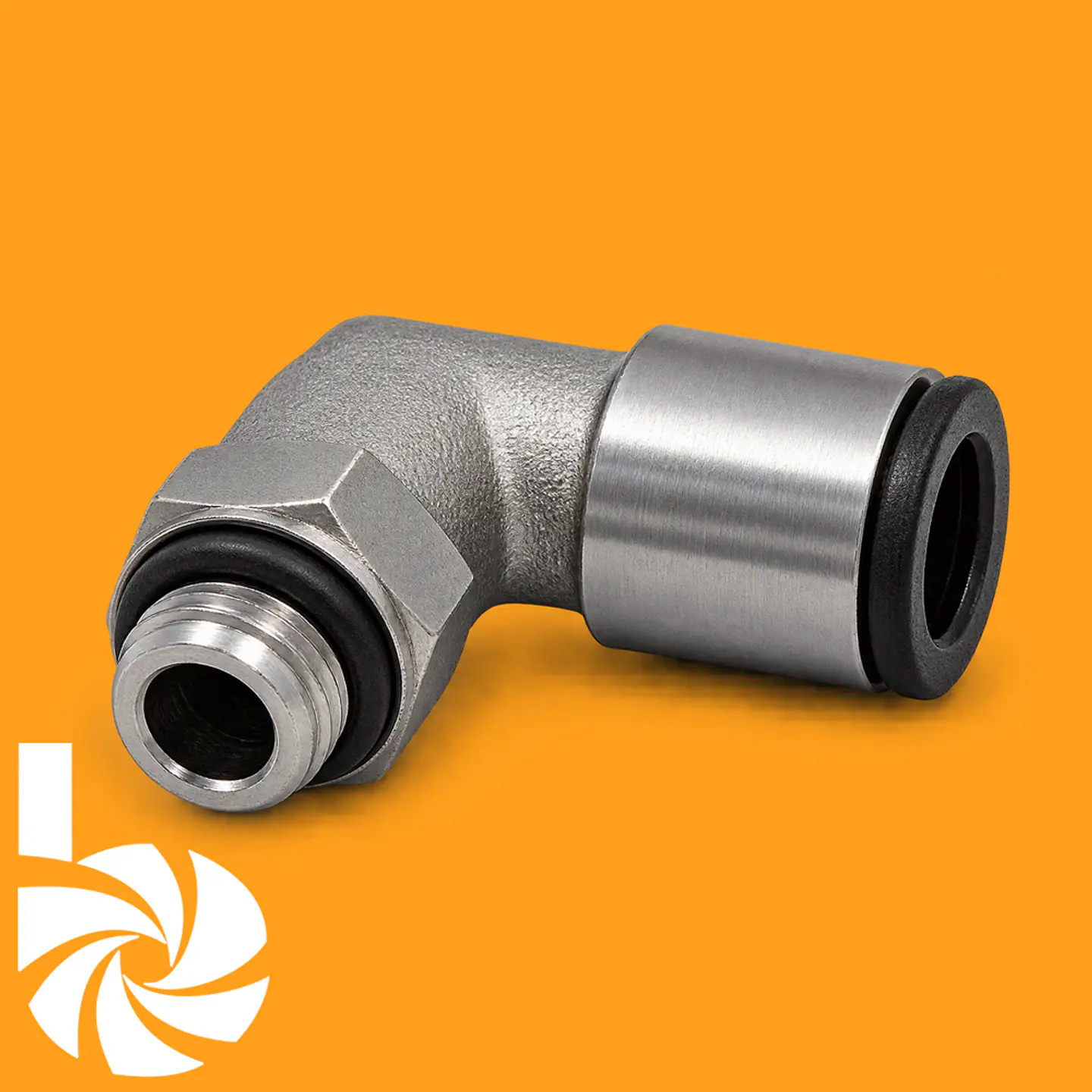 Conector rápido ángulo y rotativo (para manguera de ∅ 8 mm) 1