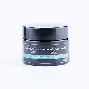 Crema de noche piel sensible