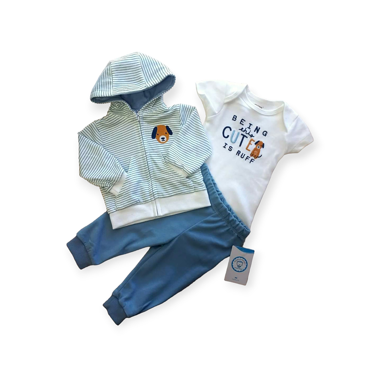 Conjunto 3 Piezas Being this Cute Dog 2