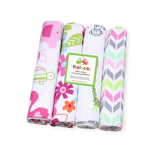 Pack 4 Mantas de Franela 