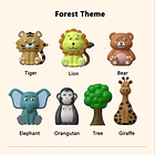 Kit Moldea y Pinta Zoológico 3