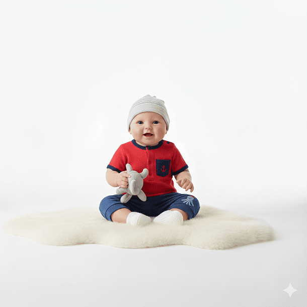 Conjunto Marinero  - Rojo