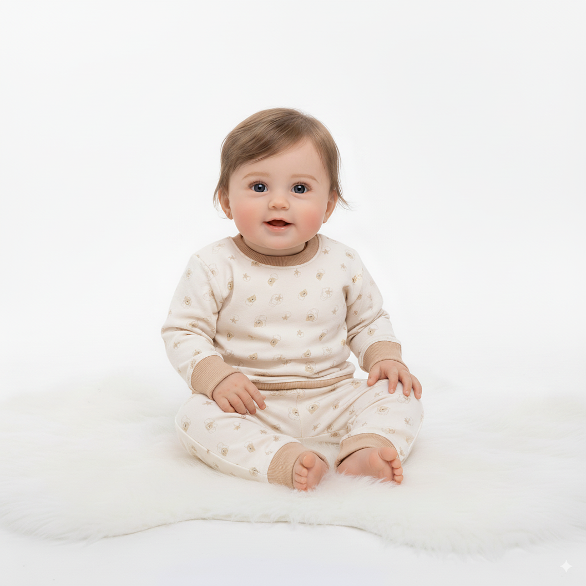 Pijama 2 Piezas Manga Larga 1