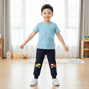 Pantalón de Buzo Tractor Bordado