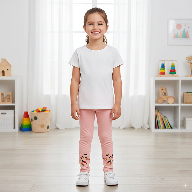 Calza Bordada Abejitas 1