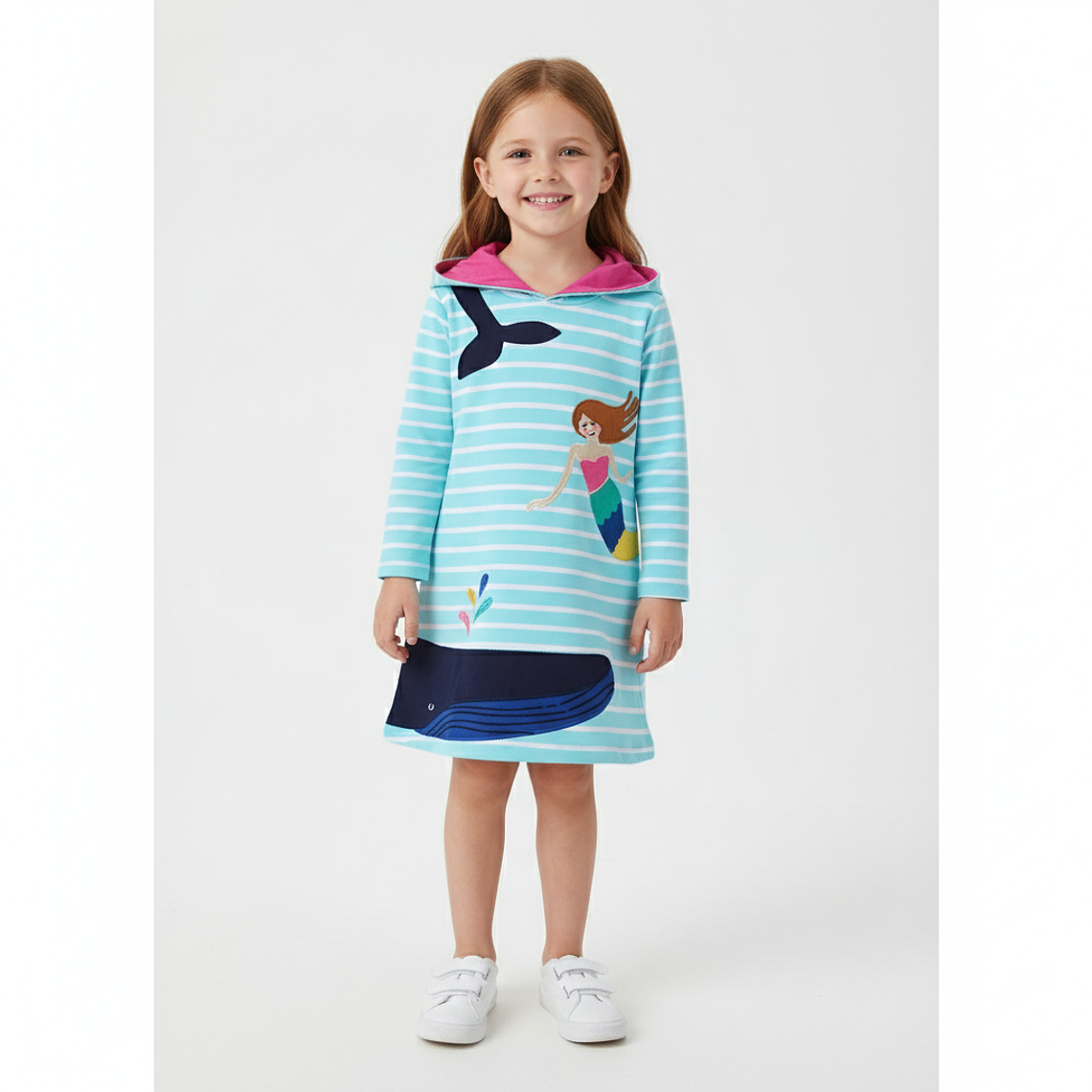 Polerón tipo Vestido con Capucha Sirena 1