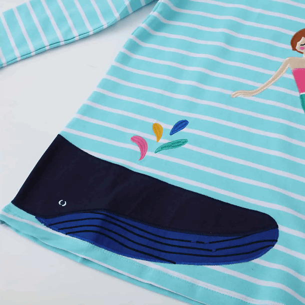 Polerón tipo Vestido con Capucha Sirena 5