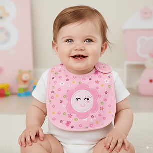 Babero Impermeable Bebé Niña