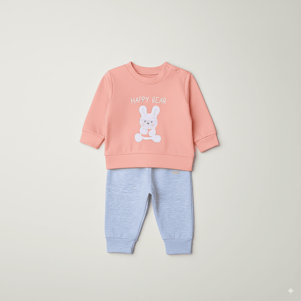 Conjunto 2 Piezas Osita Feliz (Varios Colores) 2