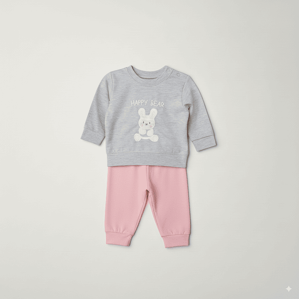 Conjunto 2 Piezas Osita Feliz (Varios Colores) 4