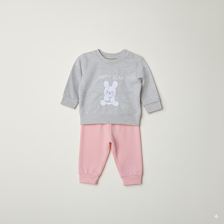 Conjunto 2 Piezas Osita Feliz (Varios Colores) 4