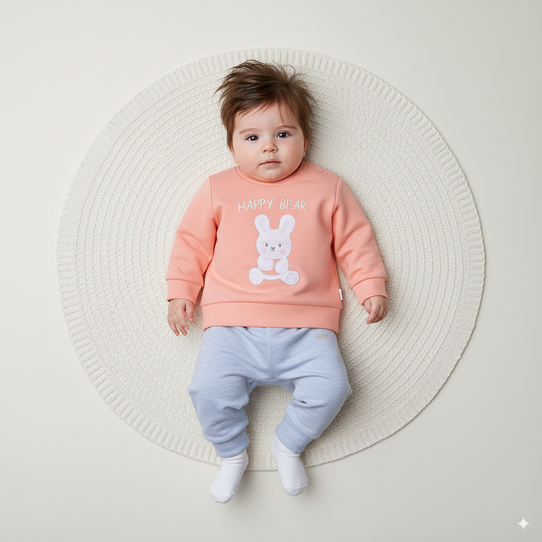 Conjunto 2 Piezas Osita Feliz (Varios Colores) 1