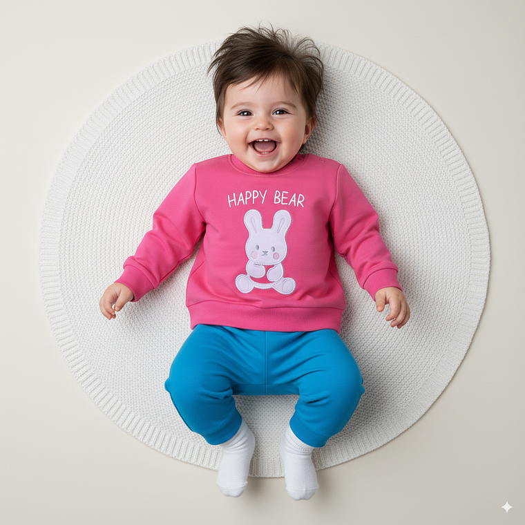 Conjunto 2 Piezas Osita Feliz (Varios Colores) 5