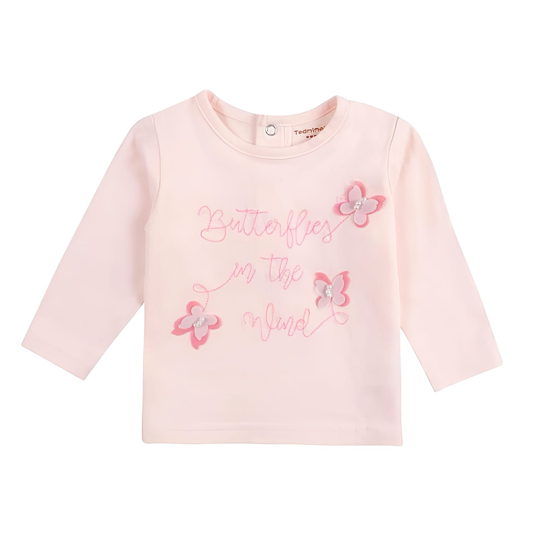 Polera Manga Larga Mariposas  2