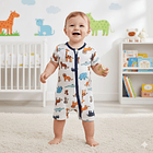 Pijama Enterito Corto Animalitos 1