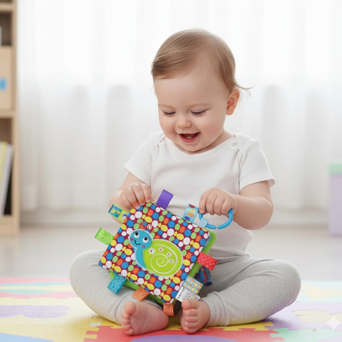 Mantita Sensorial con Etiquetas 1