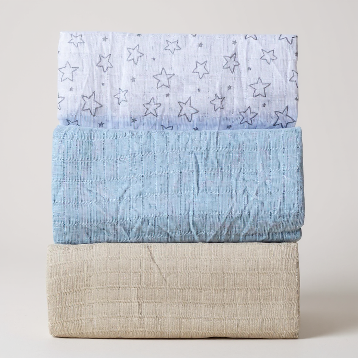 Set de 3 Tutos de Muselina Algodón 1