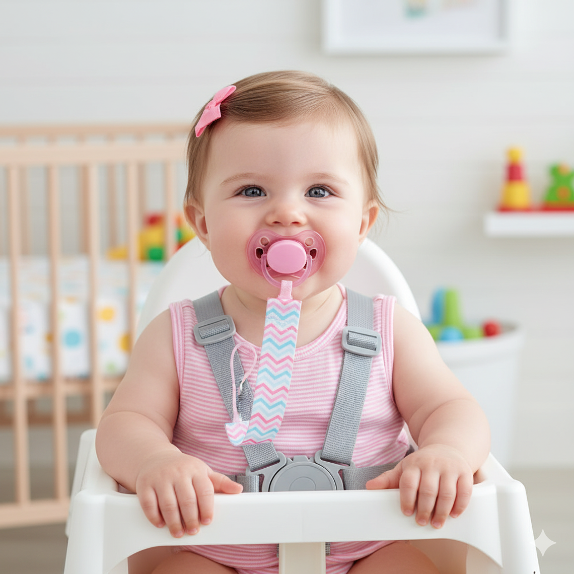 Clip Porta Chupete Niña 1