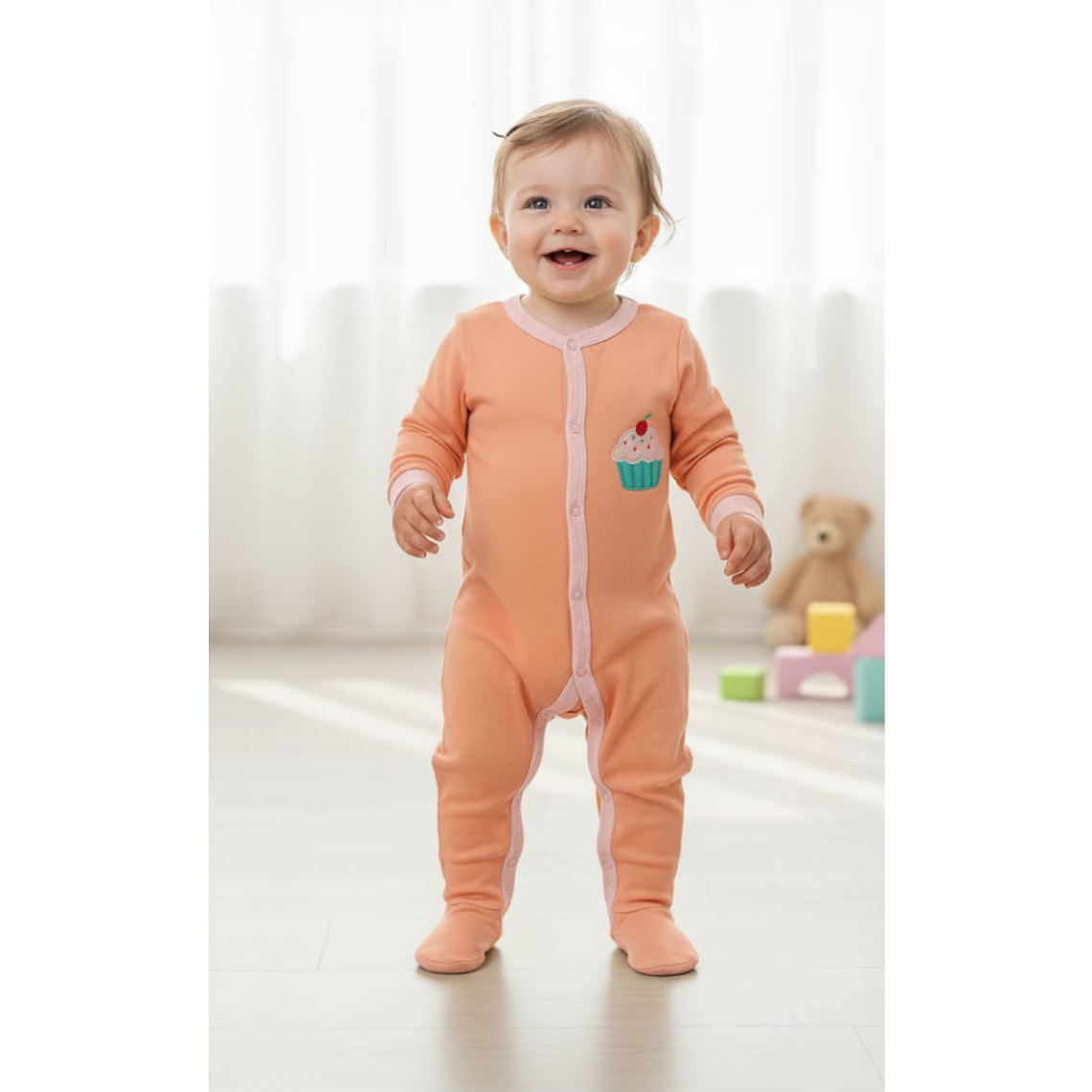 Pijama Enterito Largo Bebé 4