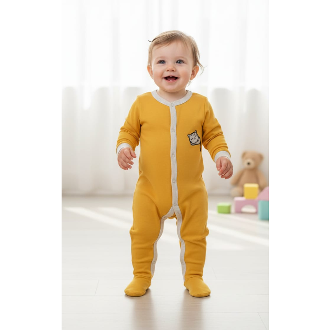 Pijama Enterito Largo Bebé 5