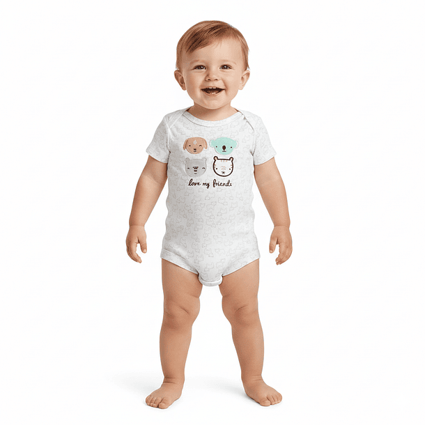 Pack 5 Bodys Love My Friends