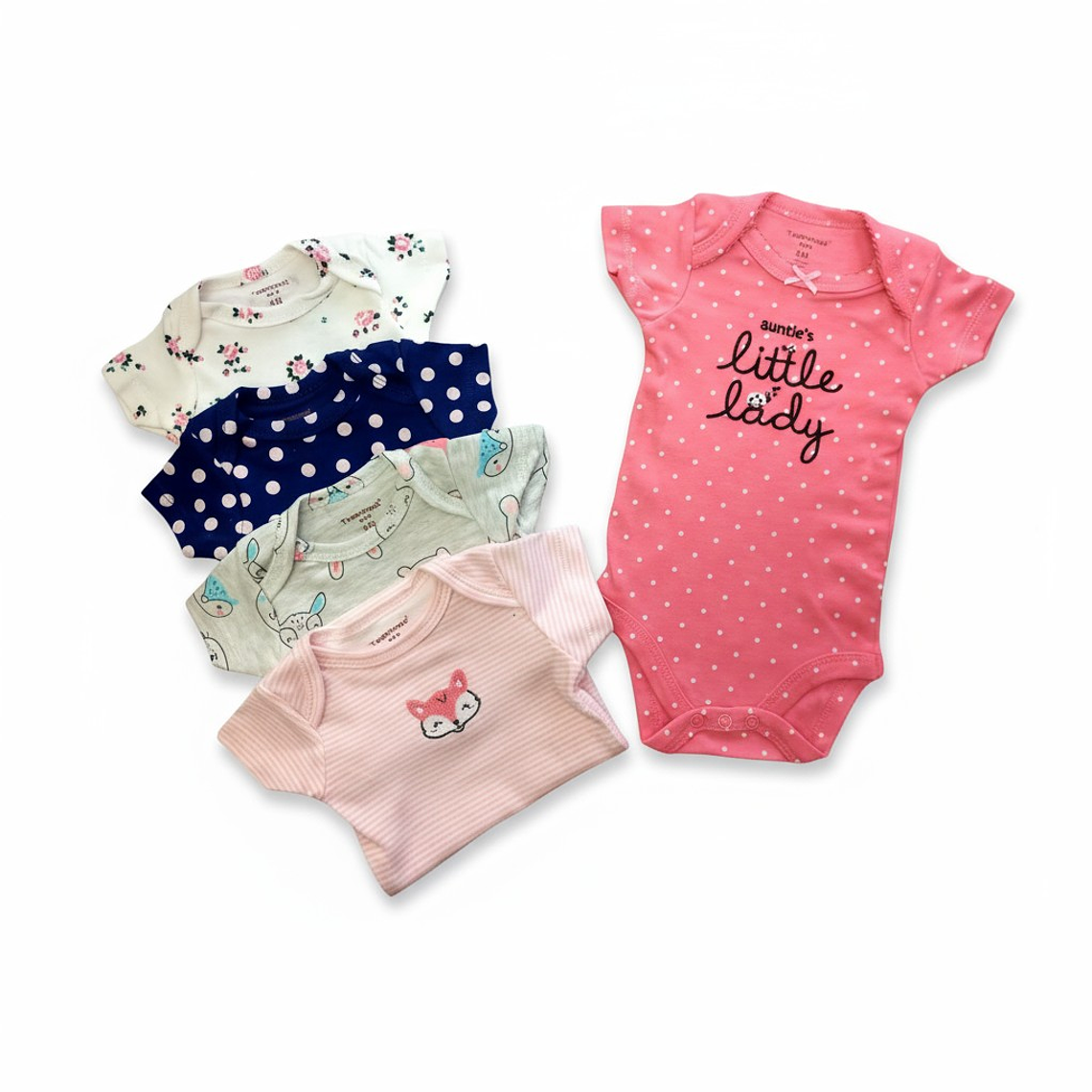 Pack 5 Bodys Auntie´s Little Lady 2