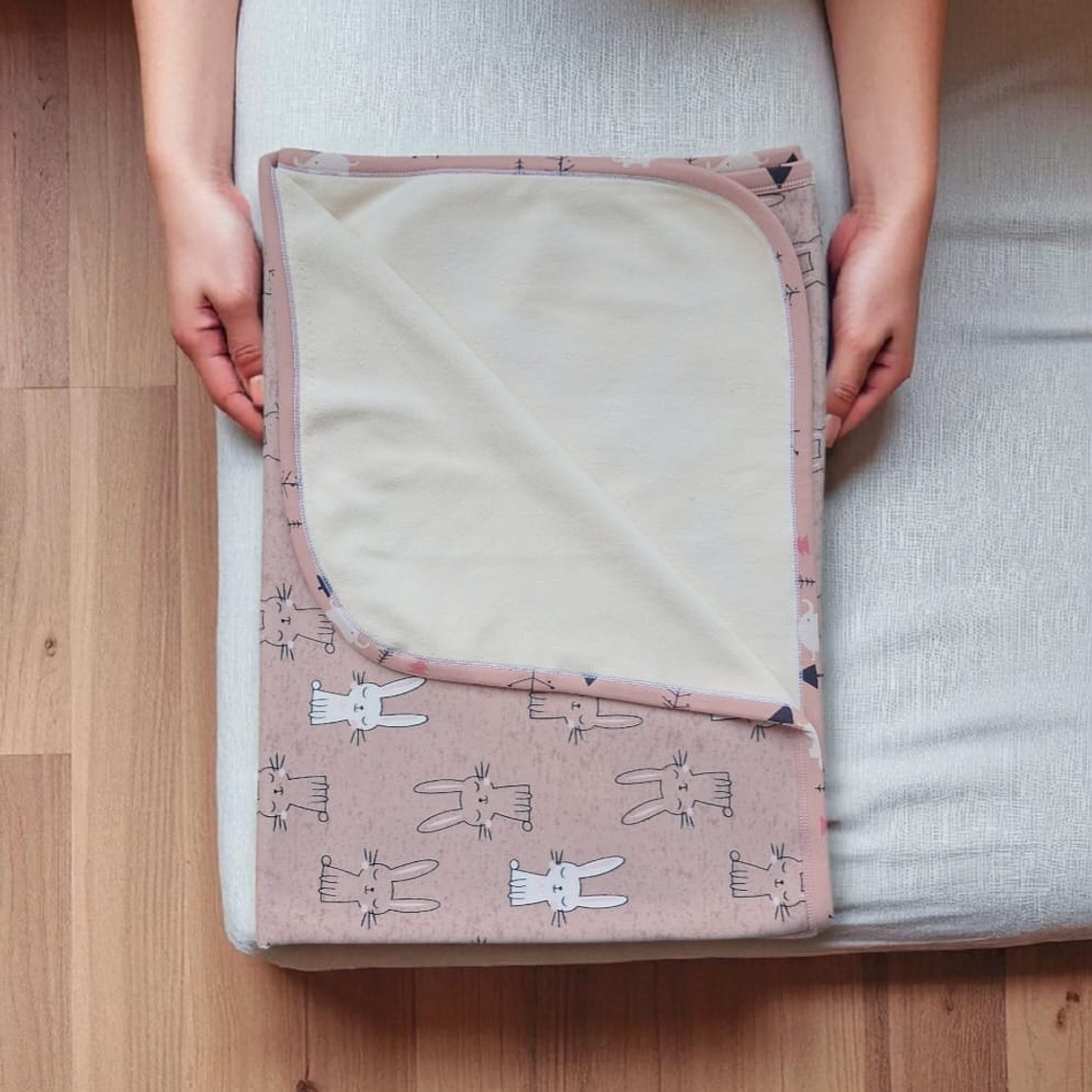 Manta Doble Capa Algodón con Micro Polar 2