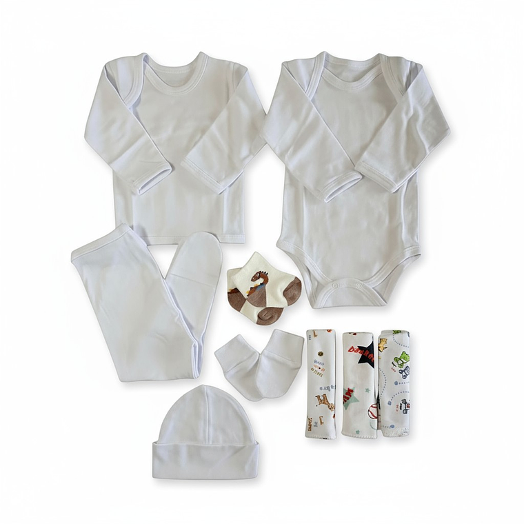 Ajuar 8 Piezas Recién Nacido 2