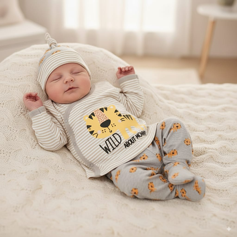 Conjunto 3 Piezas Wild About Mommy  1