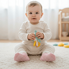 Pack 2 Pares Calcetas con Suela Antideslizante Bebé Niña 1