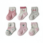 Pack 2 Pares Calcetas con Suela Antideslizante Bebé Niña 2