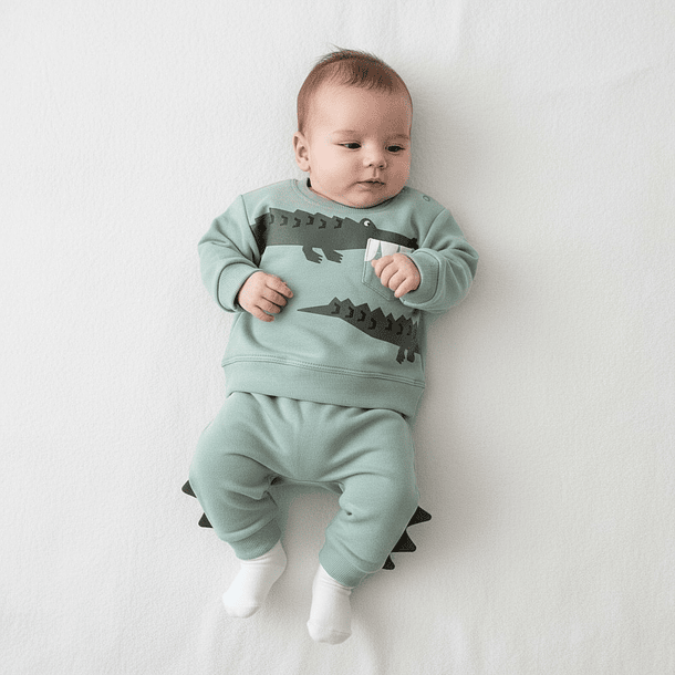 Conjunto 2 Piezas Pima Cocodrilo 