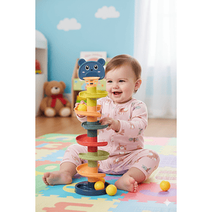 Torre Tobogán con Pelota