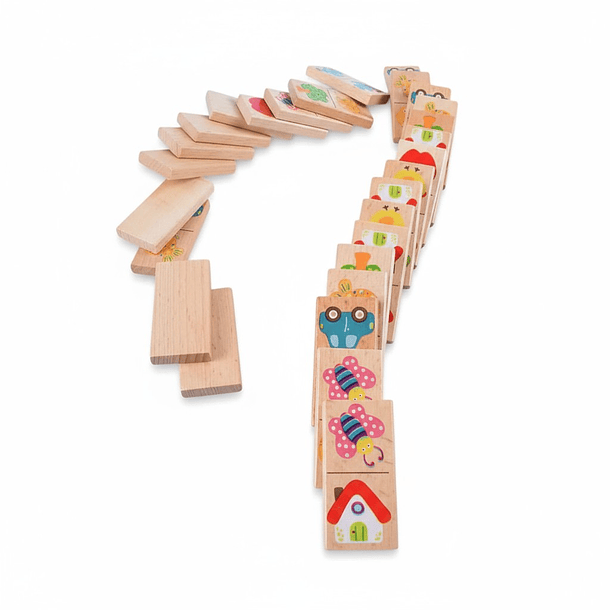 Dominó Didáctico de Madera