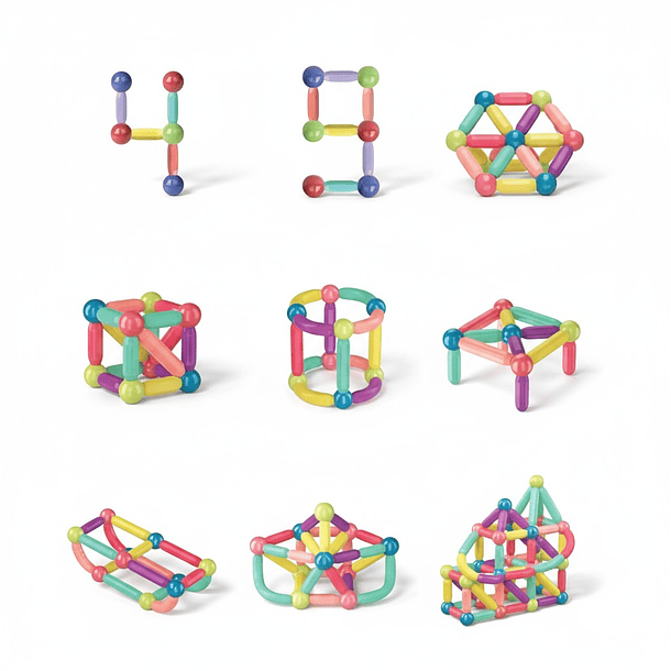 Set Magnético de Construcción 25 Piezas 3