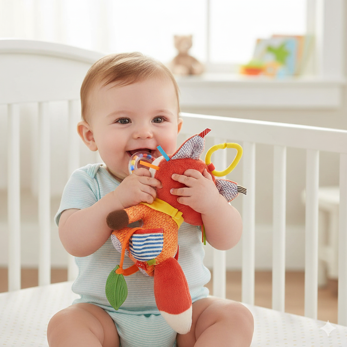 Peluche con Mordedores Colgante para Coche o Huevo 1