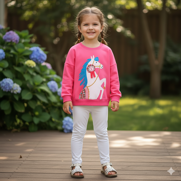 Polerón Caballo Rosa  1