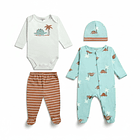Conjunto 4 piezas Dino Recién Nacido 3