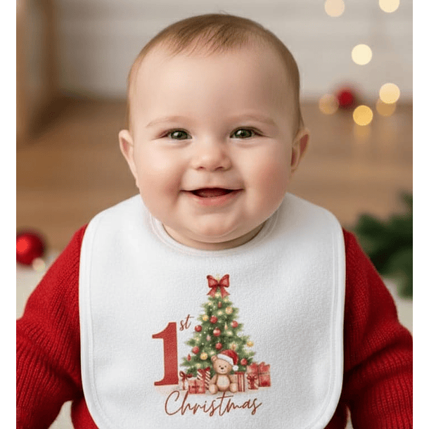 Babero “Mi Primera Navidad”