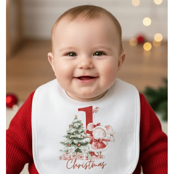 Babero “Mi Primera Navidad” 3